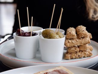 Champagne och gastronomi illustration