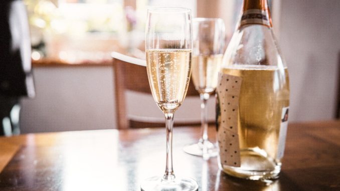 Champagne för nybörjare illustration