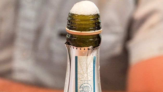 Champagne och dess effekter på hälsan illustration